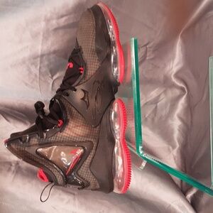 Nike Black and Red Labron James Sneakers